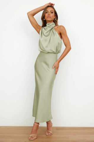 Violet™ | Vestido drapeado Sahara