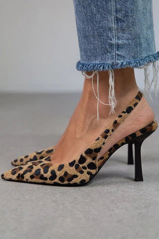Ávila™ | Tacones D’Orsay Leopardo
