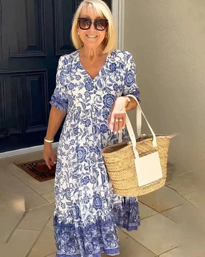 Radiancia | Vestido maxi bohemio – Siéntete hermosa, sin esfuerzo