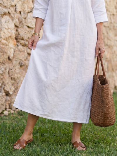 Estrella | Vestido midi de silueta recta y relajada