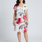 Evelyn | Vestido de rodilla en capas con pétalos suaves
