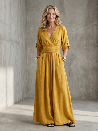 Concha | Mono de pierna ancha con frente cruzado