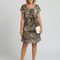 Layla | Vestido a la rodilla con estampado animal