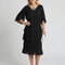 Emma | Vestido midi con capas escalonadas