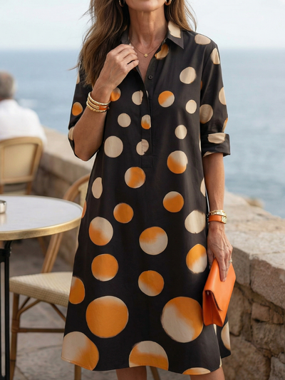 Verónica | Vestido de lunares al atardecer