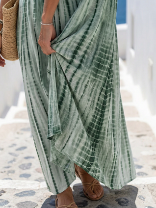 Nora | Vestido midi de ajuste casual con teñido suave