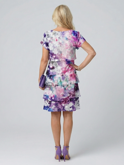 Lily | Vestido a la rodilla con flores ligeras