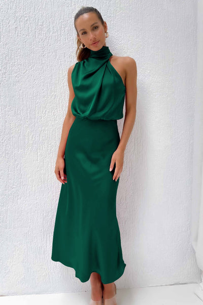 Violet™ | Vestido drapeado Sahara