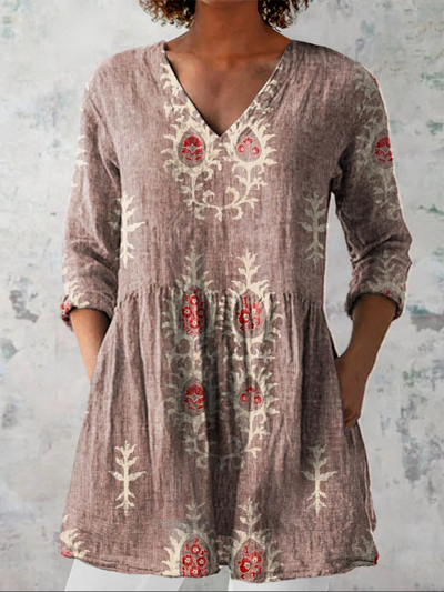 Elise | Blusa larga con escote en V