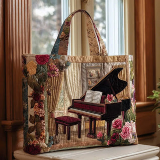 Melodía Vespertina | Bolso tote acolchado hecho a mano