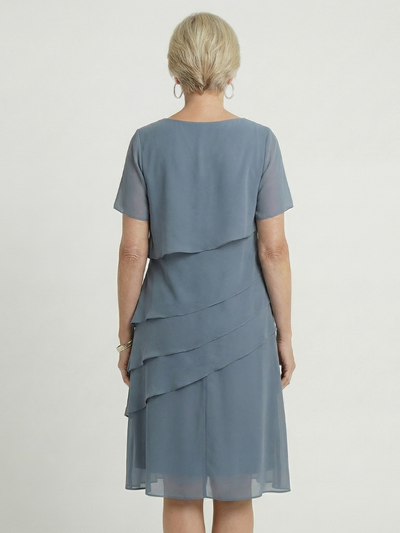 Sophia | Vestido a la rodilla con contorno suave