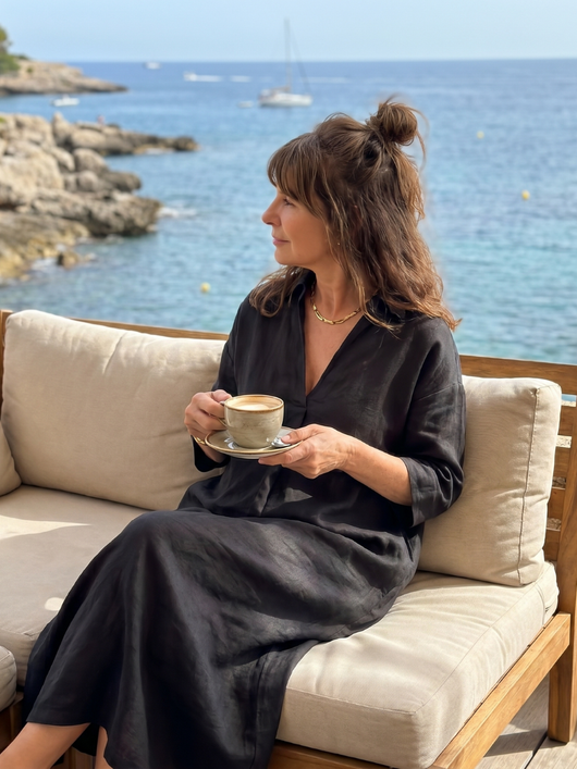 Estrella | Vestido midi de silueta recta y relajada