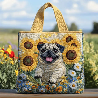 Huellas del Sol | Bolso tote acolchado hecho a mano