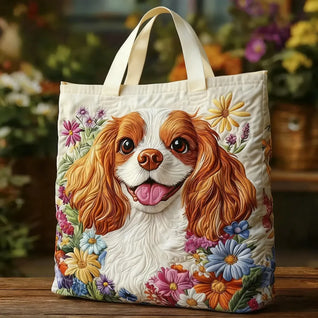 Cachorro en Flor | Bolso acolchado hecho a mano