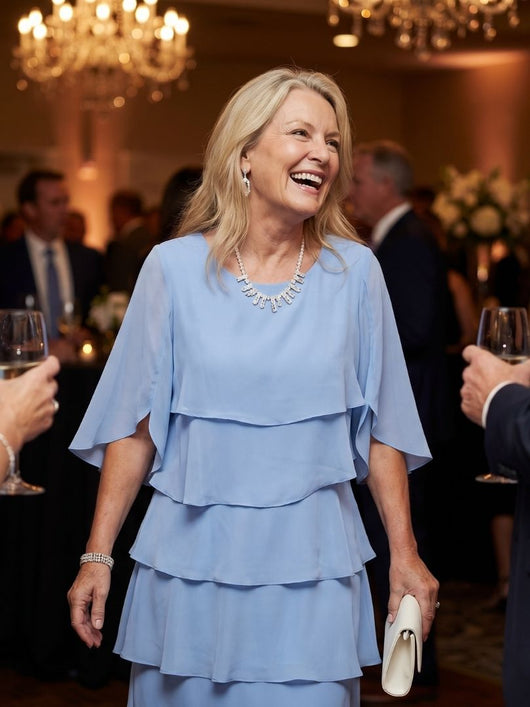 Emma | Vestido midi con capas escalonadas