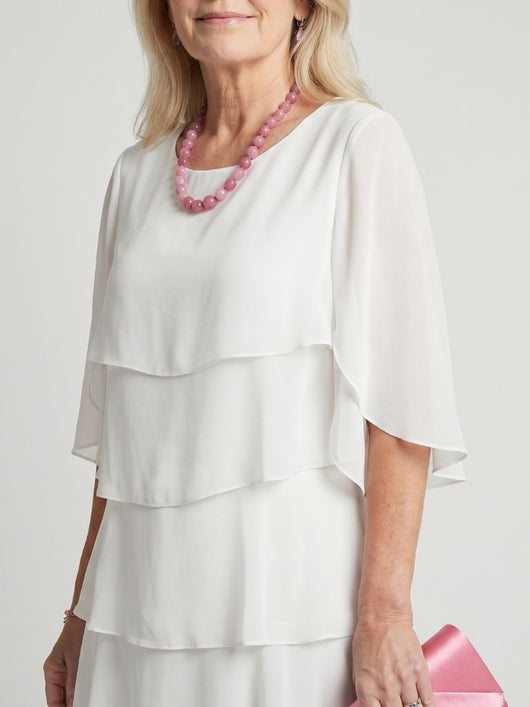 Emma | Vestido midi con capas escalonadas