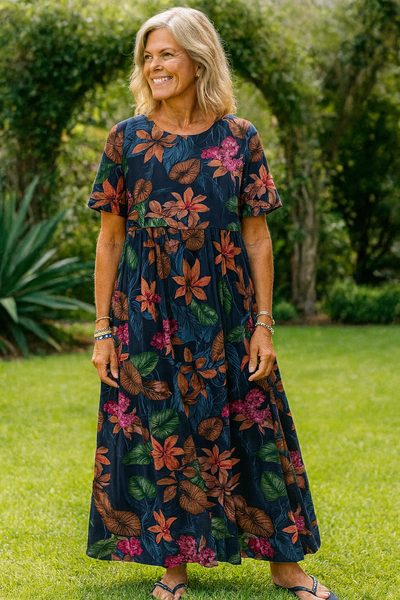 Maribel | Vestido maxi floral ligero – Donde la comodidad se encuentra con la confianza (S-5XL)
