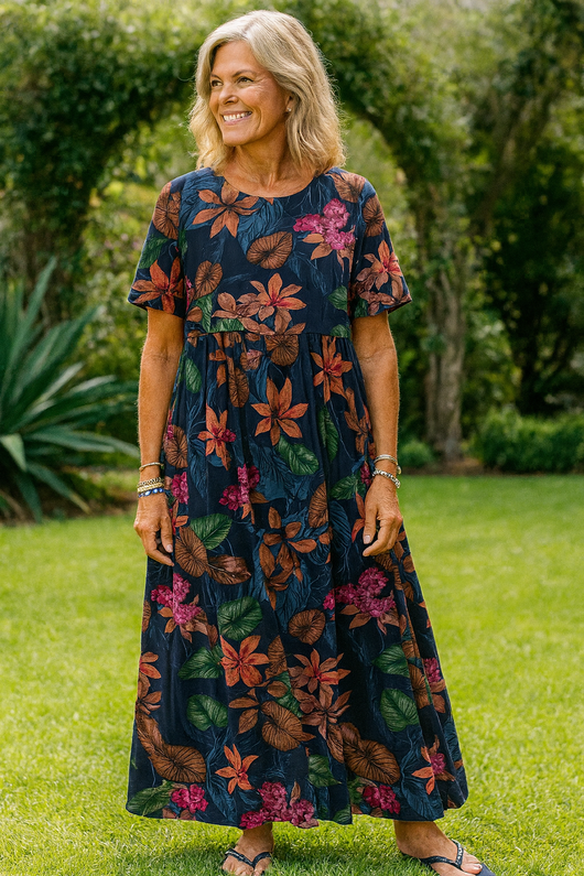 Maribel | Vestido maxi floral ligero – Donde la comodidad se encuentra con la confianza (S-5XL)