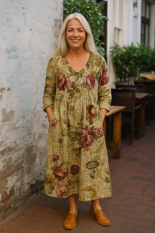 Noelia | Vestido Maxi Cómodo – Elegancia sin esfuerzo, Confianza todo el día