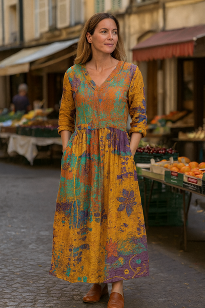 Noelia | Vestido Maxi Cómodo – Elegancia sin esfuerzo, Confianza todo el día