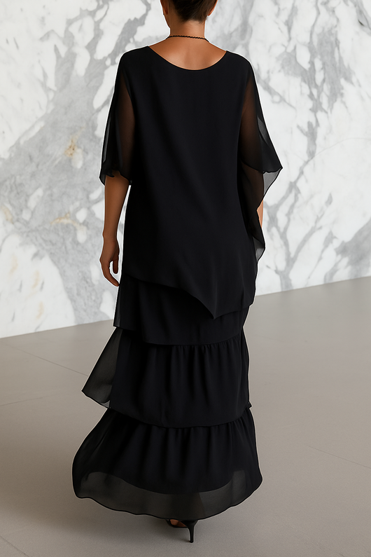 Julieta | Vestido maxi elegante que cubre el vientre