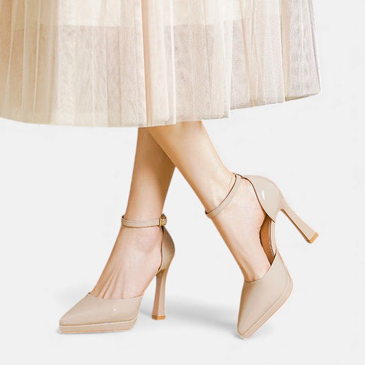 Elena™ | Tacones de cuero