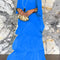 Vestido de capas Nora - Azul