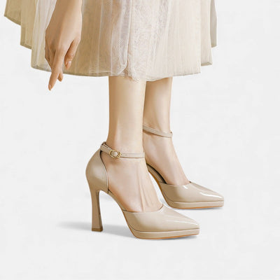 Elena™ | Tacones de cuero