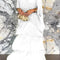 Nora Vestido de Capas - Blanco