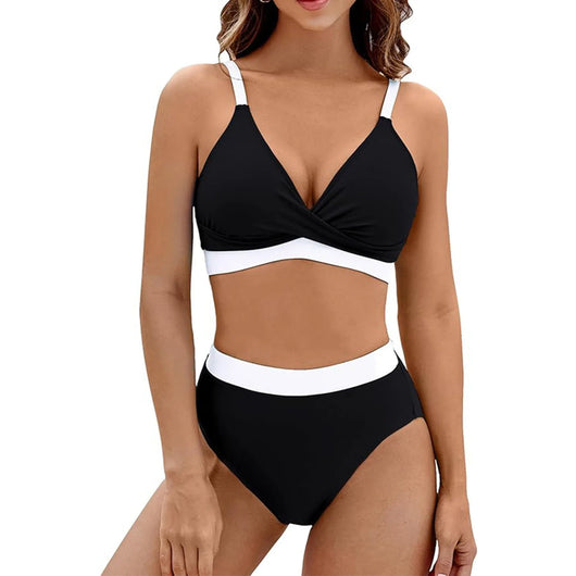 Sarena | Conjunto de bikini que moldea la barriga con un escote en V elegante