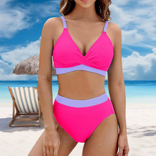 Sarena | Conjunto de bikini que moldea la barriga con un escote en V elegante
