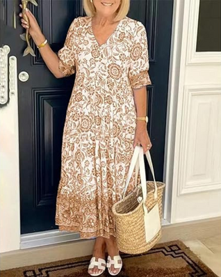 Radiancia | Vestido maxi bohemio – Siéntete hermosa, sin esfuerzo