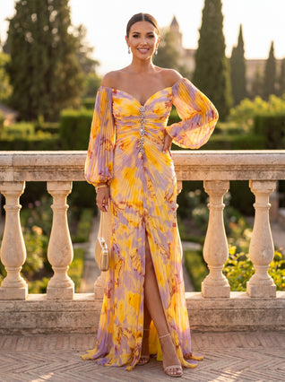 Amelia | Vestido elegante con escote en V
