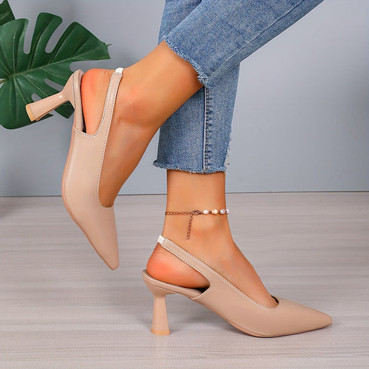 Cristina™ | Tacones Elegantes con Tira Trasera