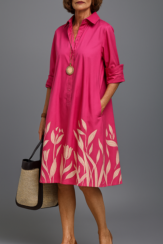 Rocío| Vestido midi cómodo