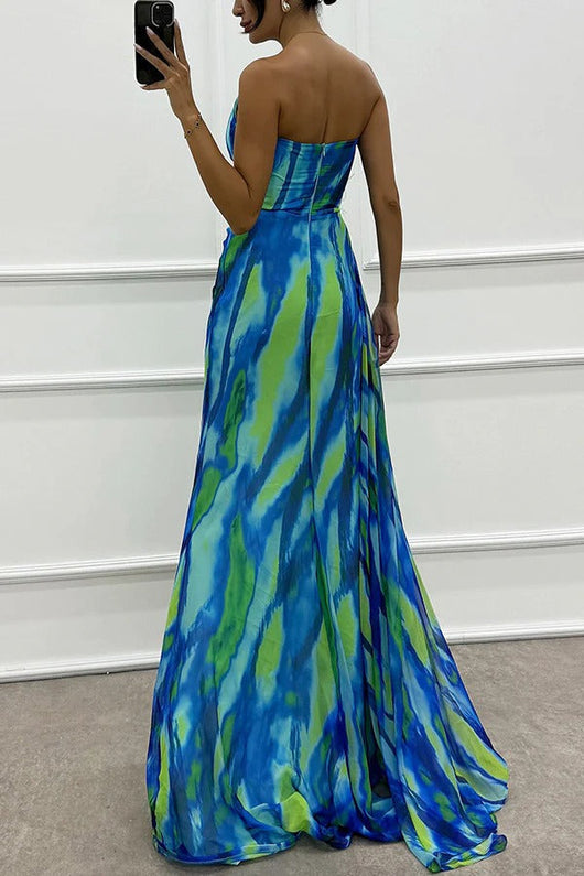Mia™ | Vestido drapeado y vibrante