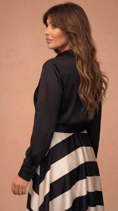 Mila | Vestido maxi a rayas