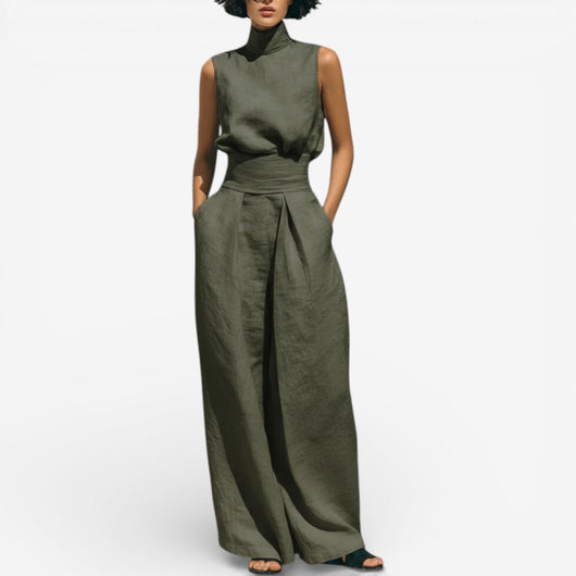 Nina™ conjunto veraniego de pantalones anchos