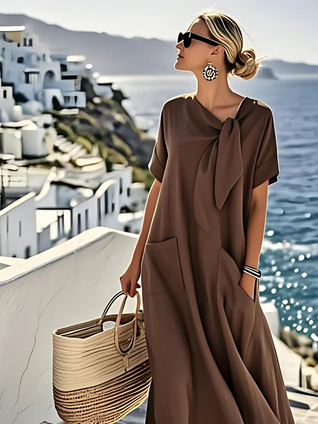 Elena™ Vestido elegante con bolsillos