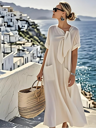 Elena™ Vestido elegante con bolsillos