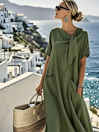 Elena™ Vestido elegante con bolsillos
